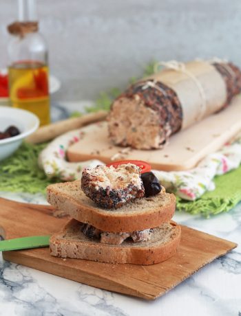 Saucisson de fromage salé sans gluten - La Cassata Celiaca