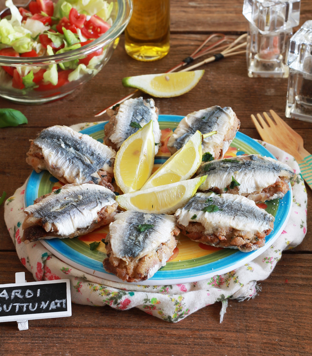 Sardines farcies à la sicilienne sans gluten - La Cassata Celiaca 