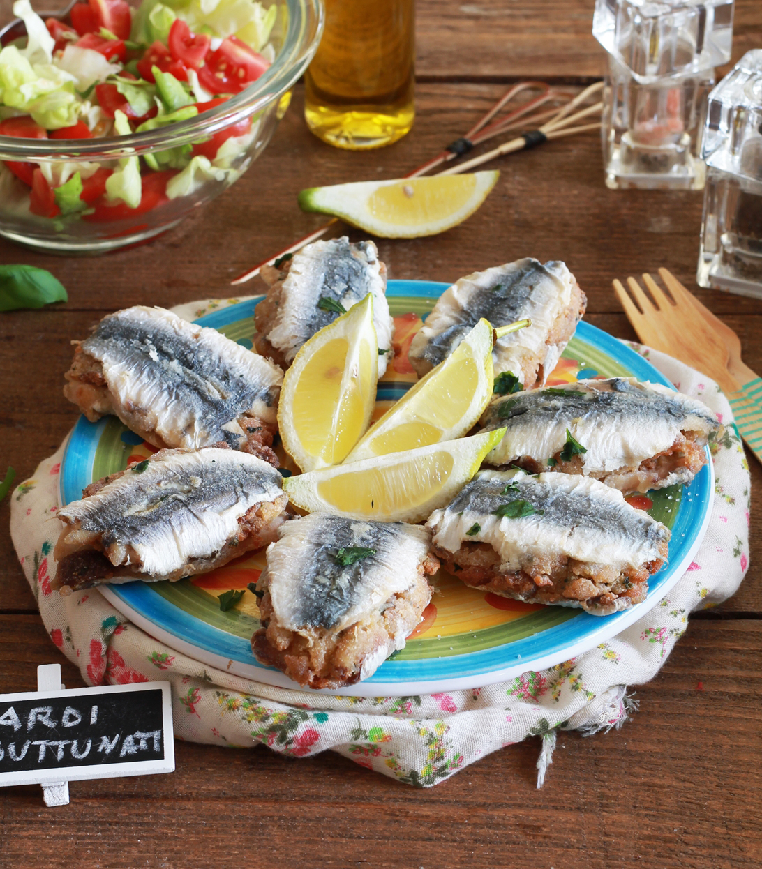 Sarde ripiene o sardi mbuttunati senza glutine - La Cassata Celiaca Sarde ripiene o sardi mbuttunati senza glutine - La Cassata Celiaca