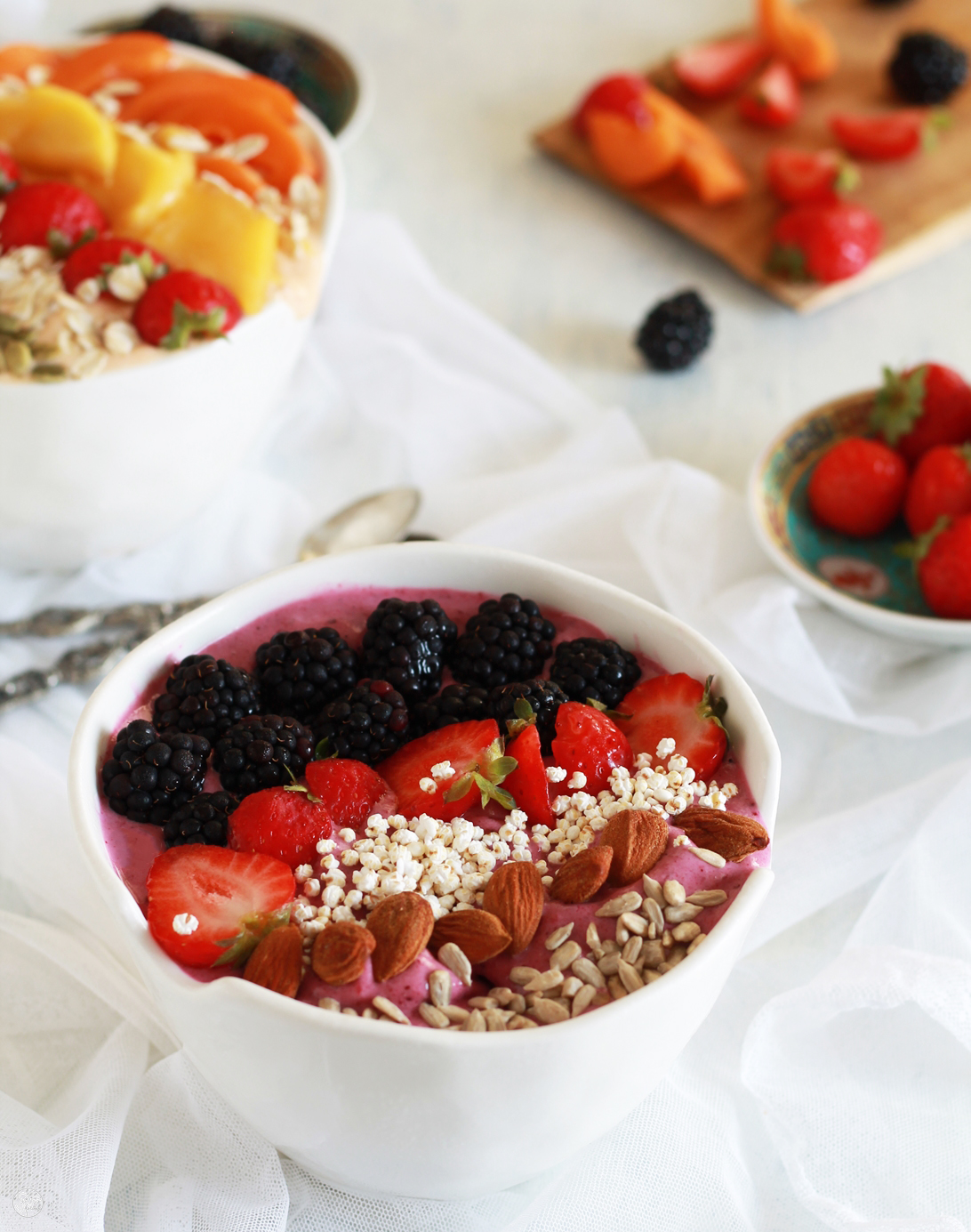 Smoothie bowl aux fruits - La Cassata Celiaca