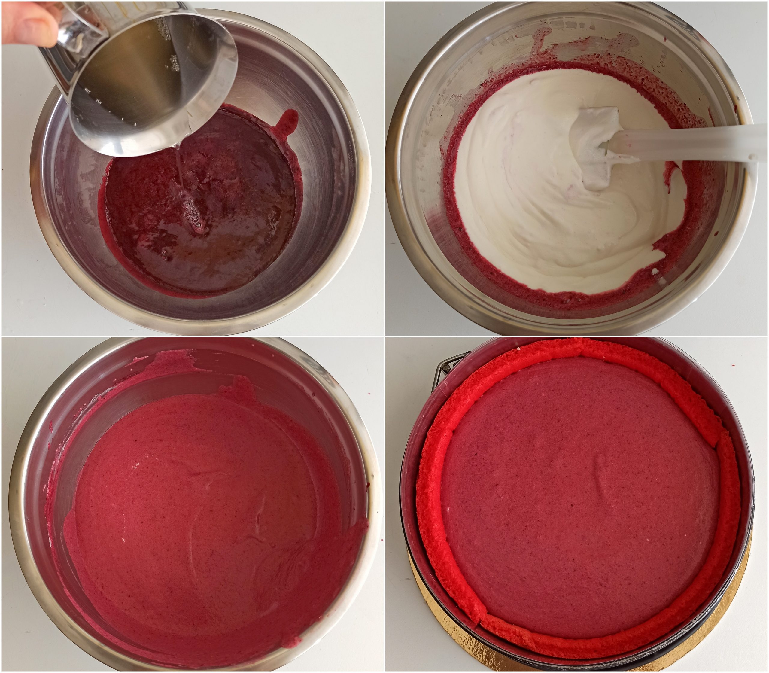 Bavarois aux fruits rouges sans gluten - La Cassata Celiaca
