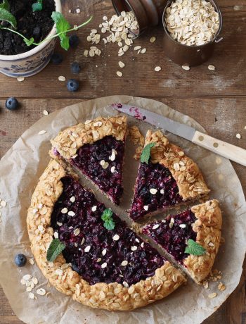 Galette aux myrtilles sans gluten - La Cassata Celiaca