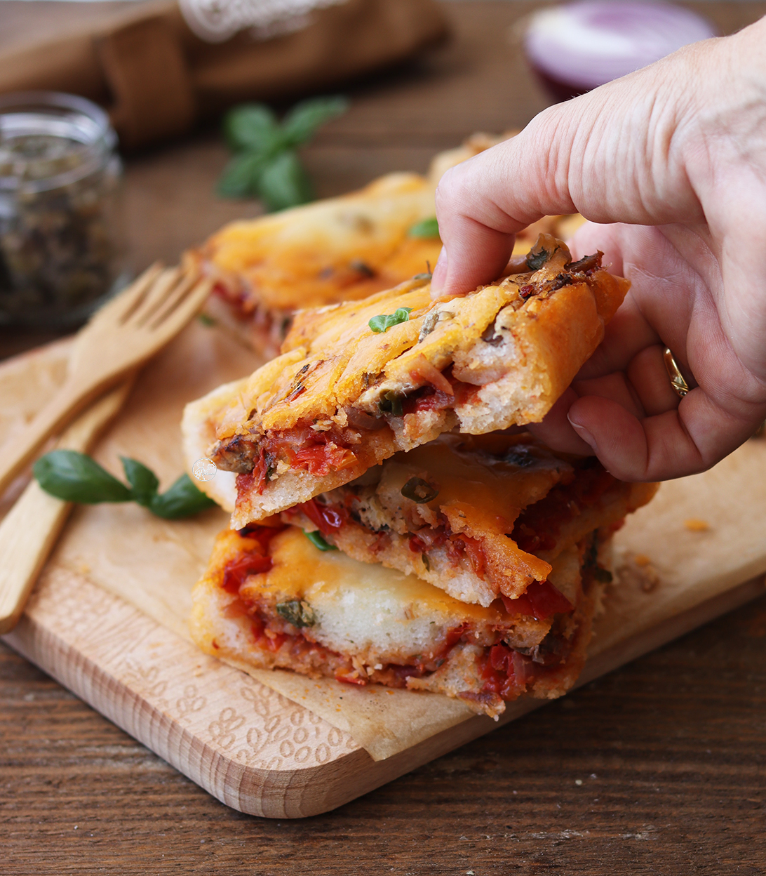 Focaccia aux sardines sans gluten ou Pogača de Komiza - La Cassata Celiaca