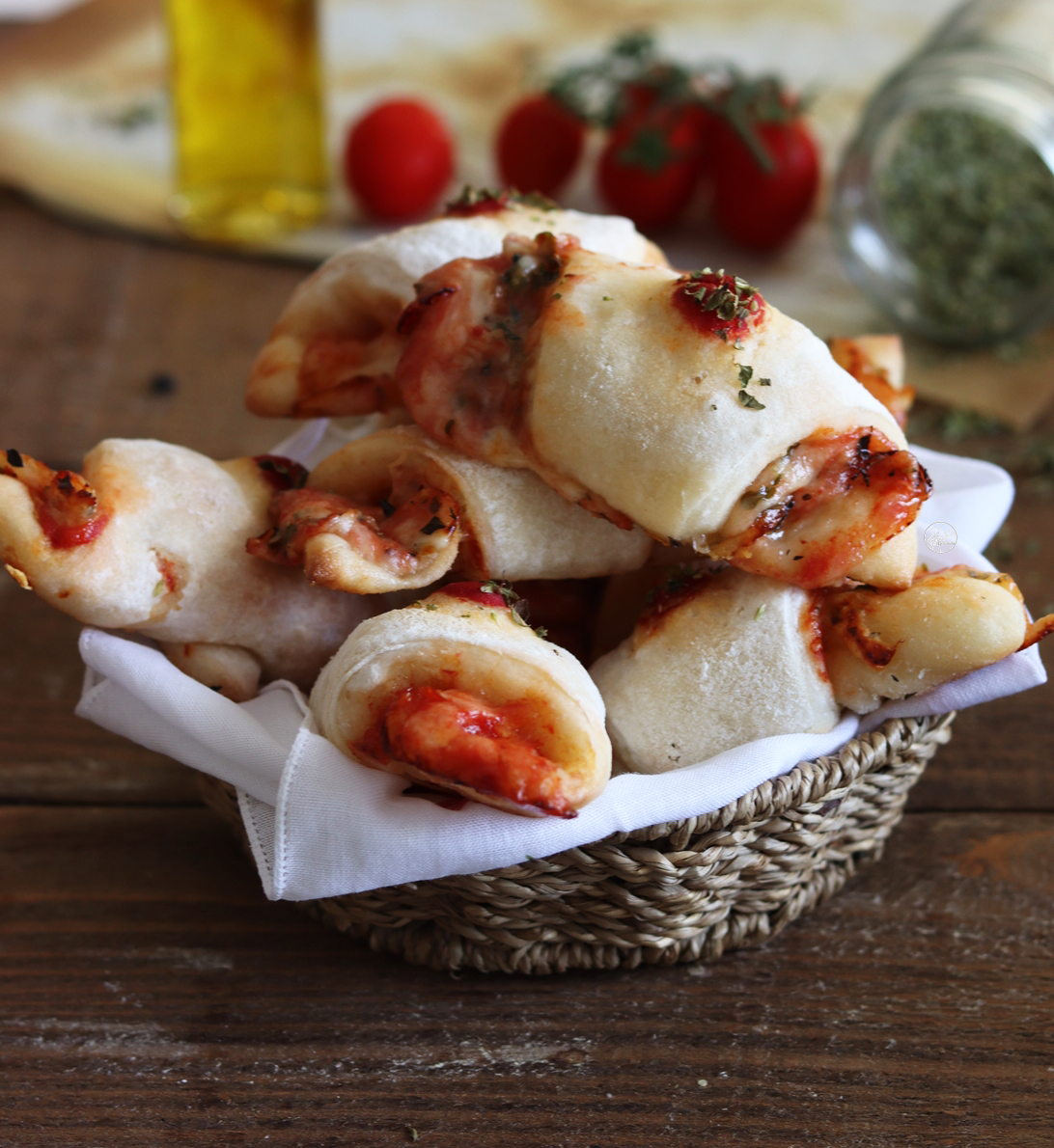 Croissants de pizza sans gluten - La Cassata Celiaca