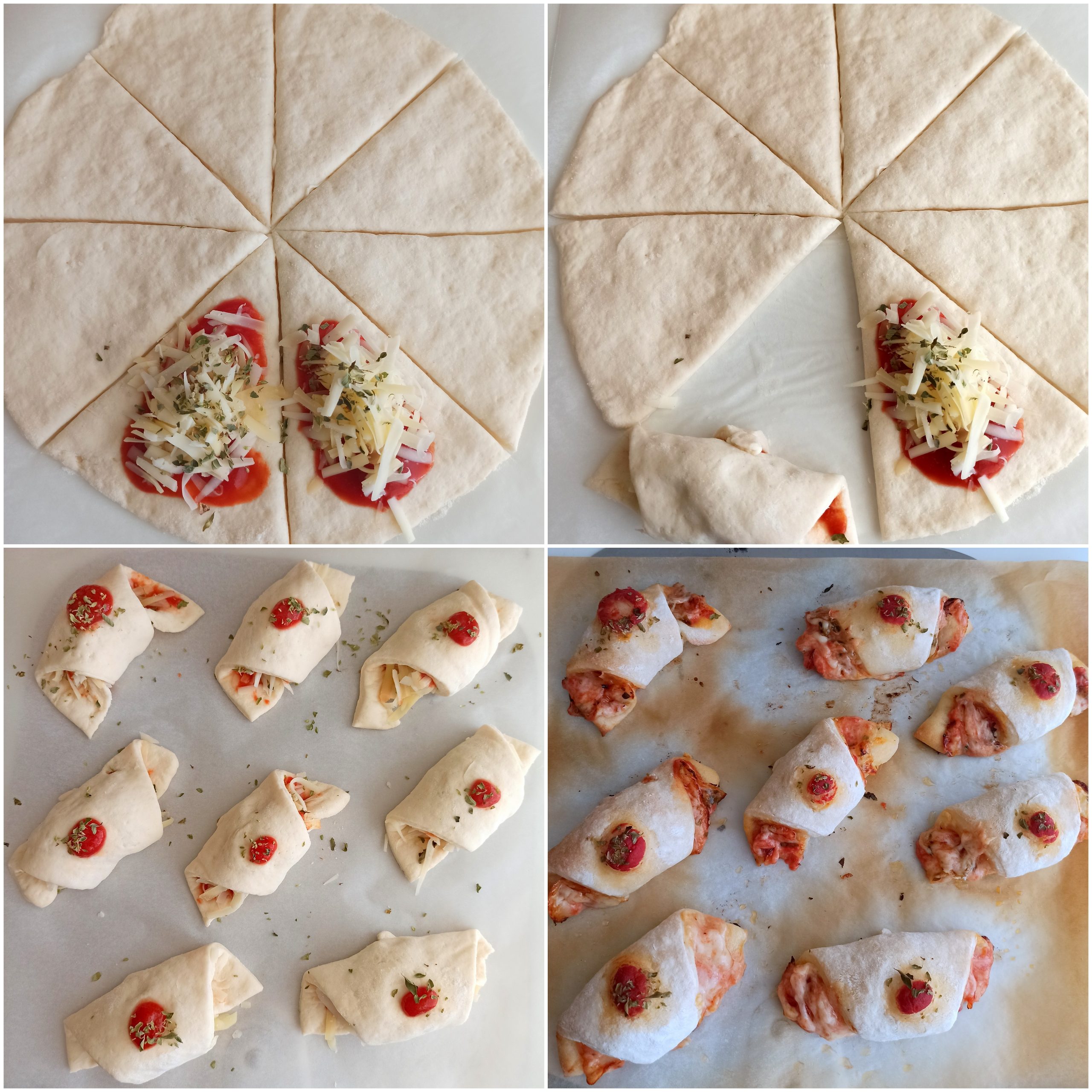 Croissant di pizza senza glutine - La Cassata Celiaca