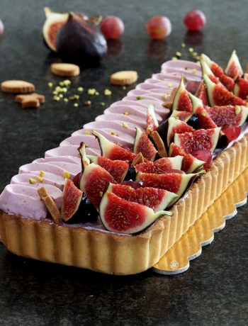 Crostata frangipane con fichi e uva senza glutine - La Cassata Celiaca