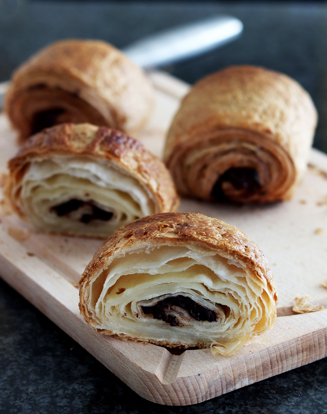 Pain au chocolat senza glutine - La Cassata Celiaca