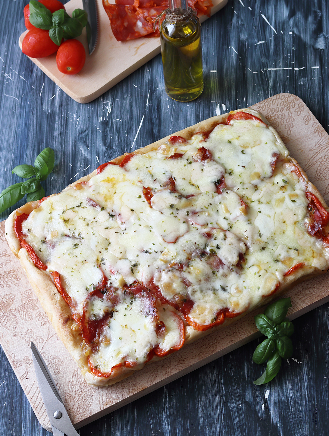 Pizza rustica in teglia senza glutine - La Cassata Celiaca 