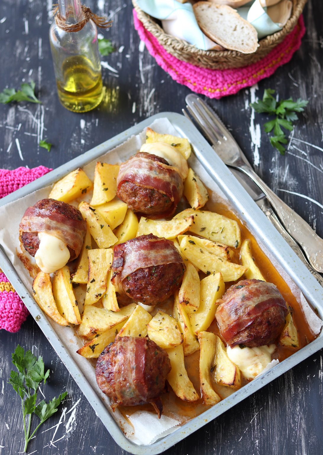 Polpette di carne dal cuore filante - La Cassata Celiaca