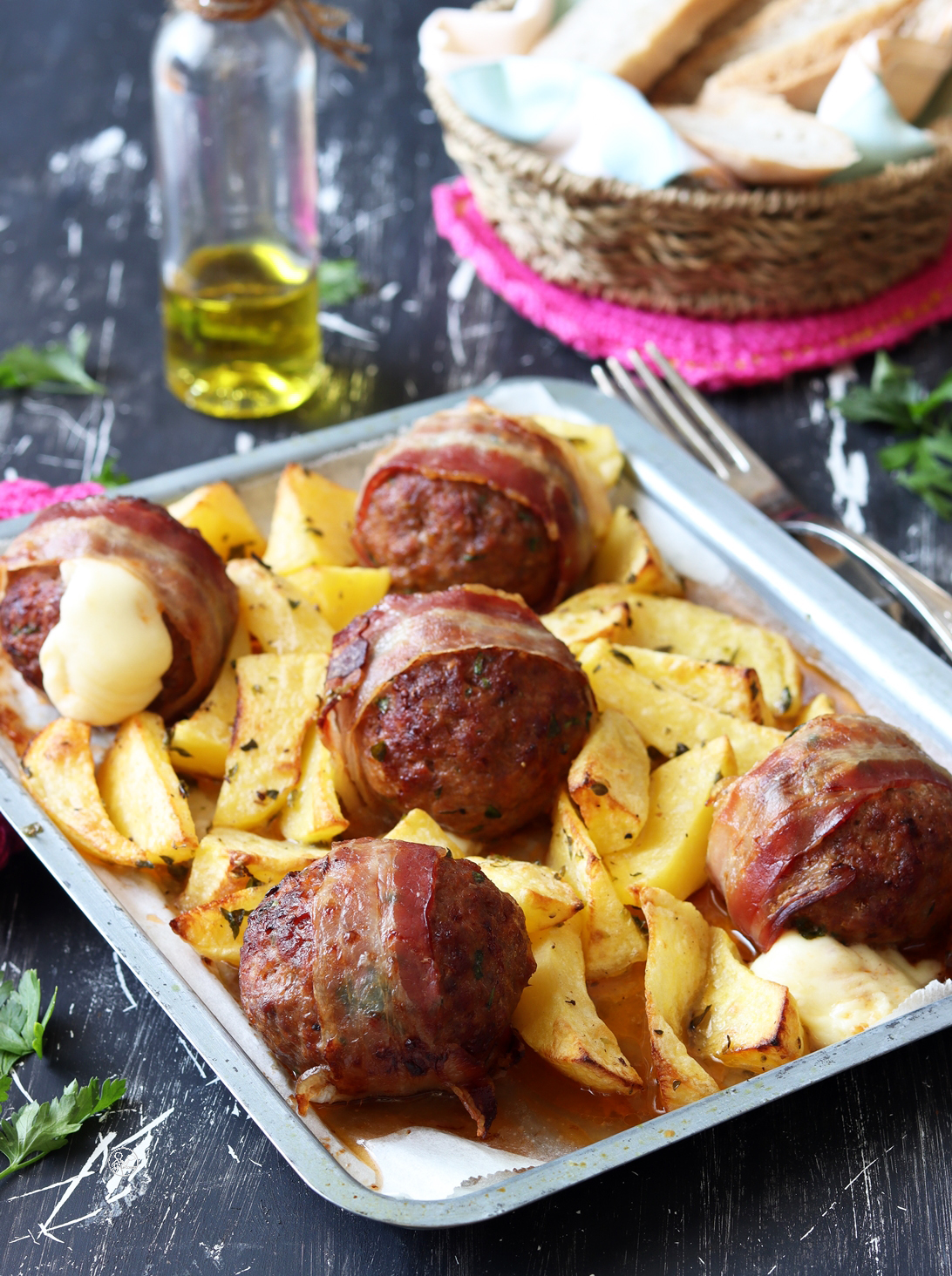 Polpette di carne dal cuore filante - La Cassata Celiaca