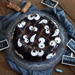 Cheesecake al cioccolato senza glutine per Halloween - La Cassata Celiaca