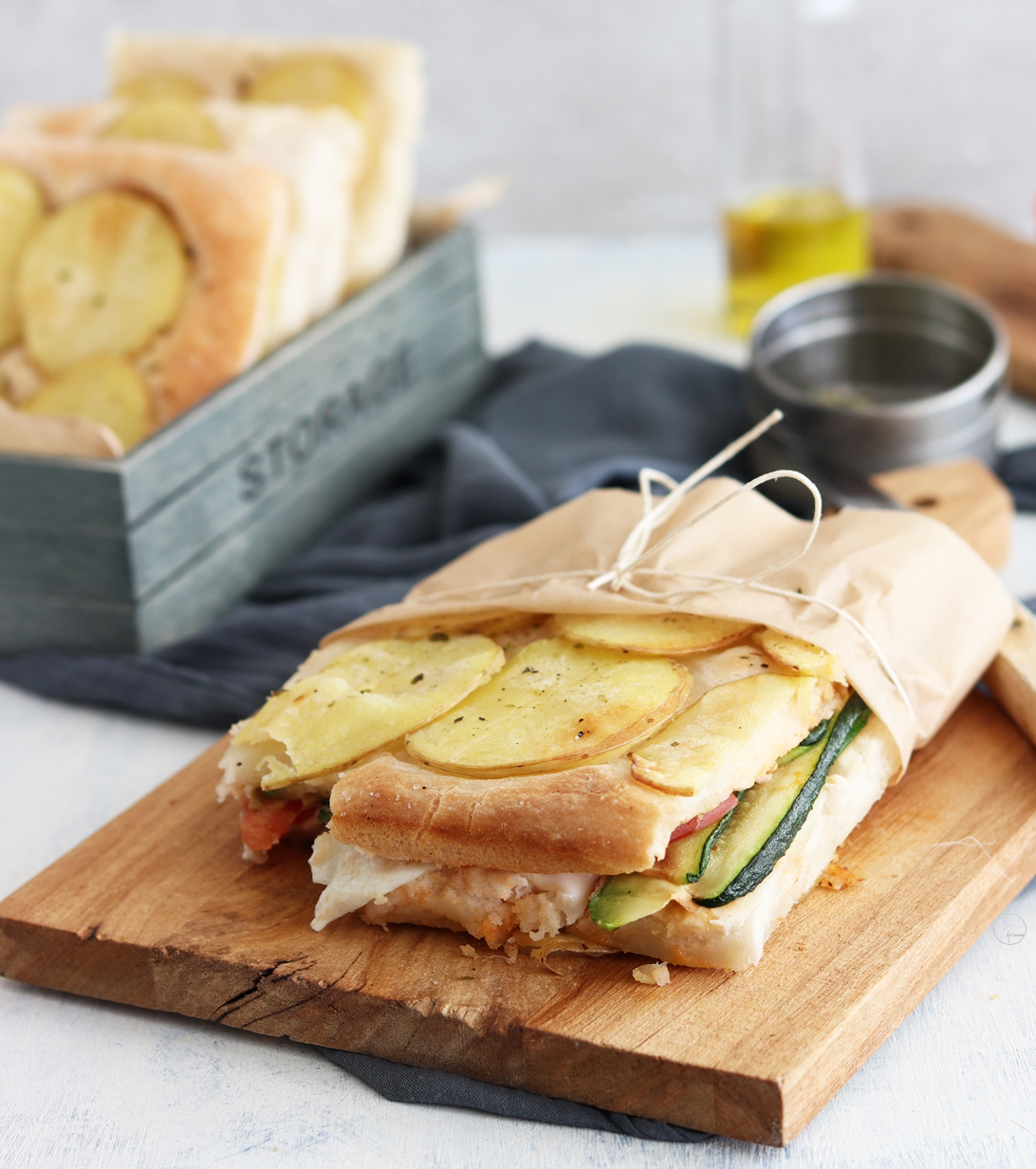 Schiacciata avec pommes de terre sans gluten - La Cassata Celiaca Schiacciata con le patate senza glutine - La Cassata Celiaca