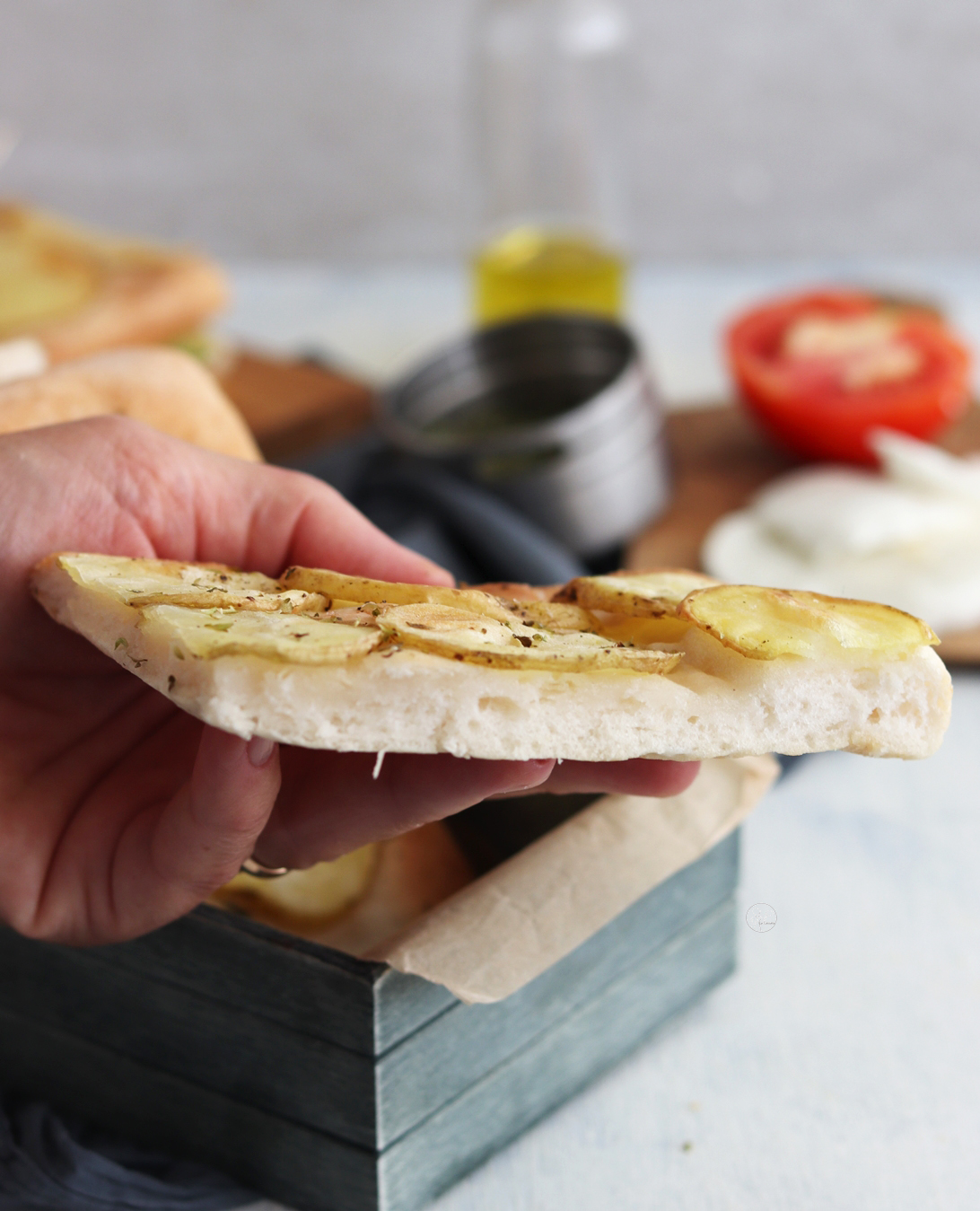 Schiacciata con le patate senza glutine - La Cassata Celiaca