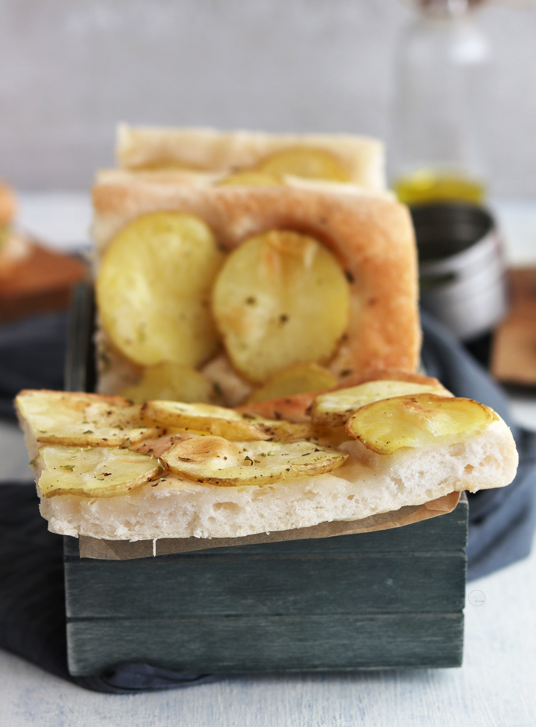 Schiacciata avec pommes de terre sans gluten - La Cassata Celiaca Schiacciata avec pommes de terre sans gluten - La Cassata Celiaca
