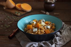 Fusilli senza glutine con zucca e gorgonzola - La Cassata Celiaca