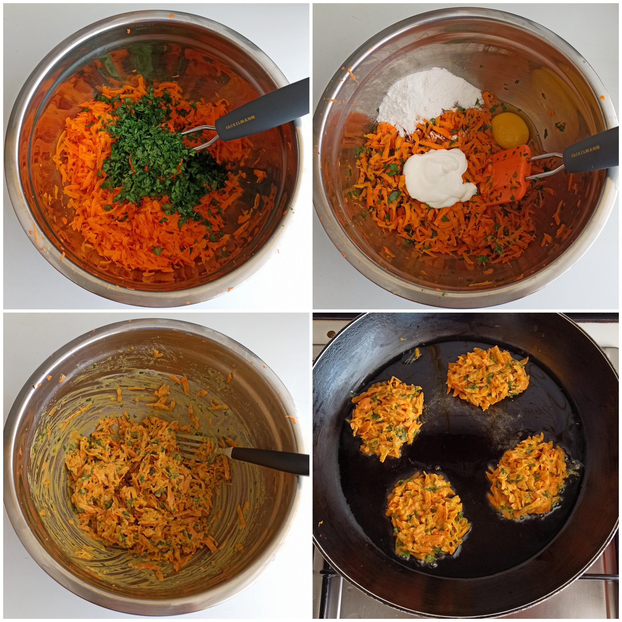 Rosti di carote senza glutine - La Cassata Celiaca
