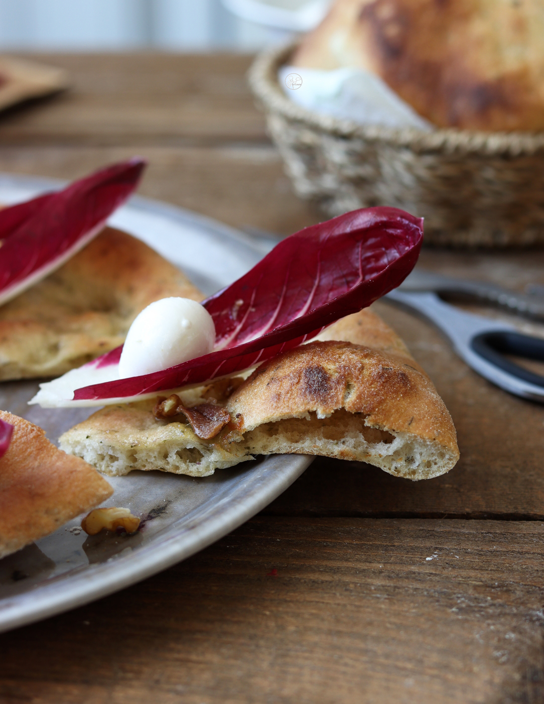 Pizza al basilico senza glutine - La Cassata Celiaca