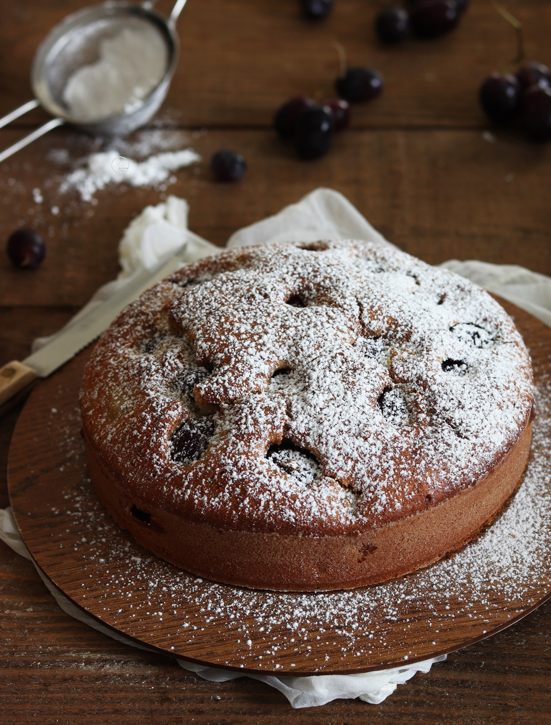 Torta con uva e grano saraceno senza glutine - La Cassata Celiaca