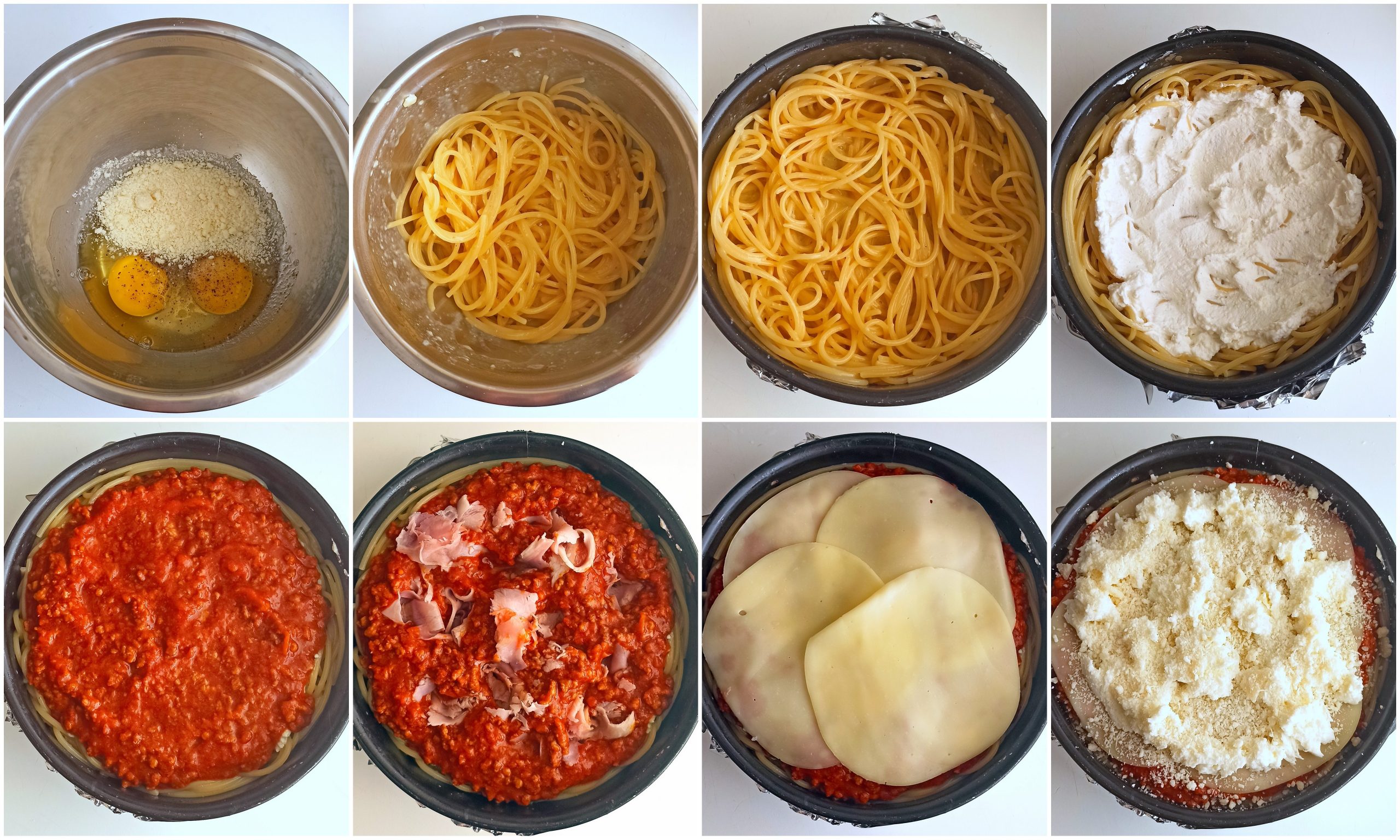 Tarte de spaghetti sans gluten - La Cassata Celiaca