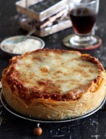 Tarte de spaghetti sans gluten - La Cassata Celiaca