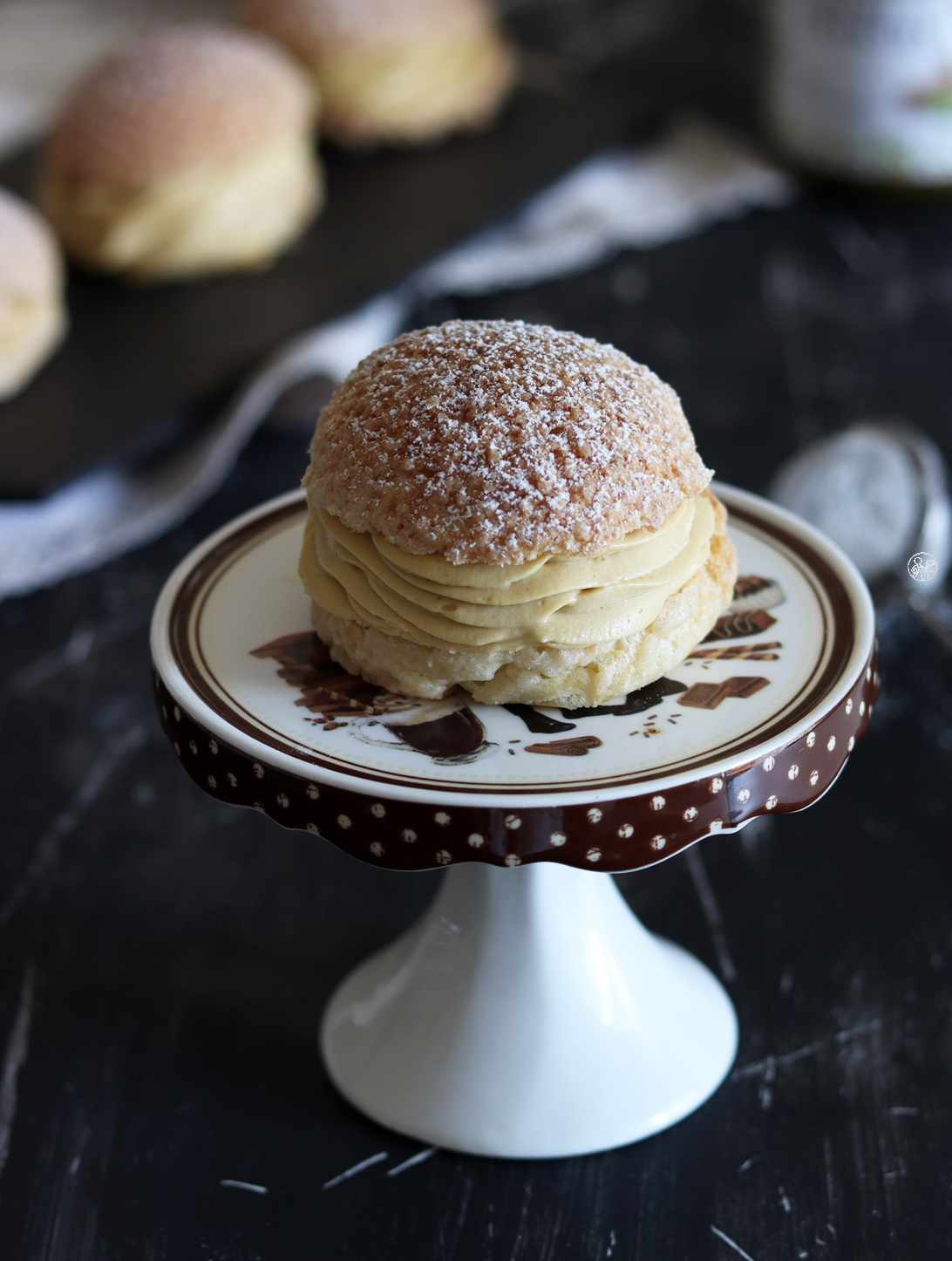 Bignè craquelin al pistacchio senza glutine - La Cassata Celiaca