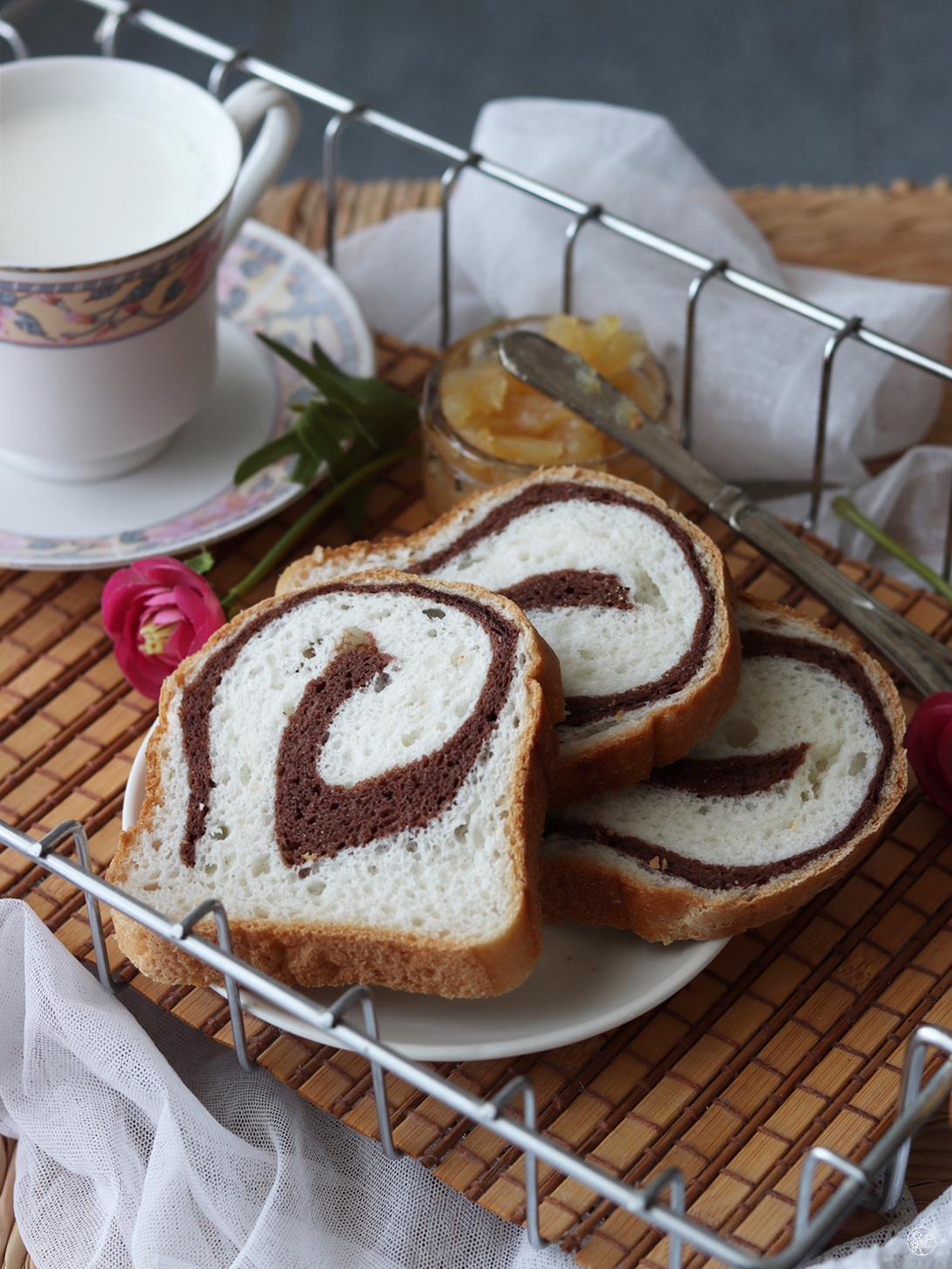 Pain de mie tourbillon sans gluten - La Cassata Celiaca