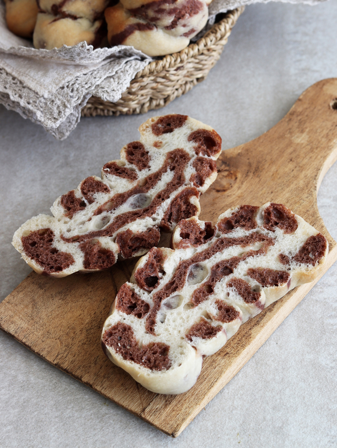 Panini a spirale bicolore senza glutine - La Cassata Celiaca Panini a spirale bicolore senza glutine - La Cassata Celiaca