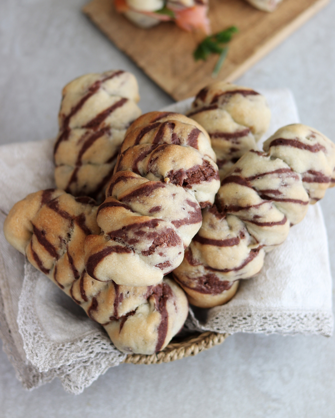 Panini a spirale bicolore senza glutine - La Cassata Celiaca Panini a spirale bicolore senza glutine - La Cassata Celiaca