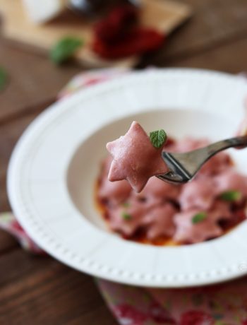 Stelline di pasta ripiena con Miscela Oro Pasta Fresca - La Cassata Celiaca