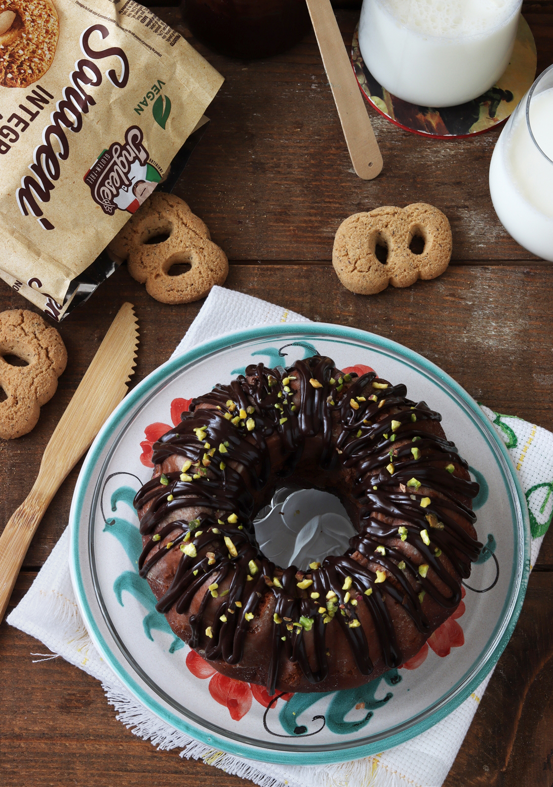 Torta di biscotti saraceni senza glutine - La Cassata Celiaca