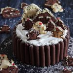 Christmas village cake sans gluten - La Cassata Celiaca