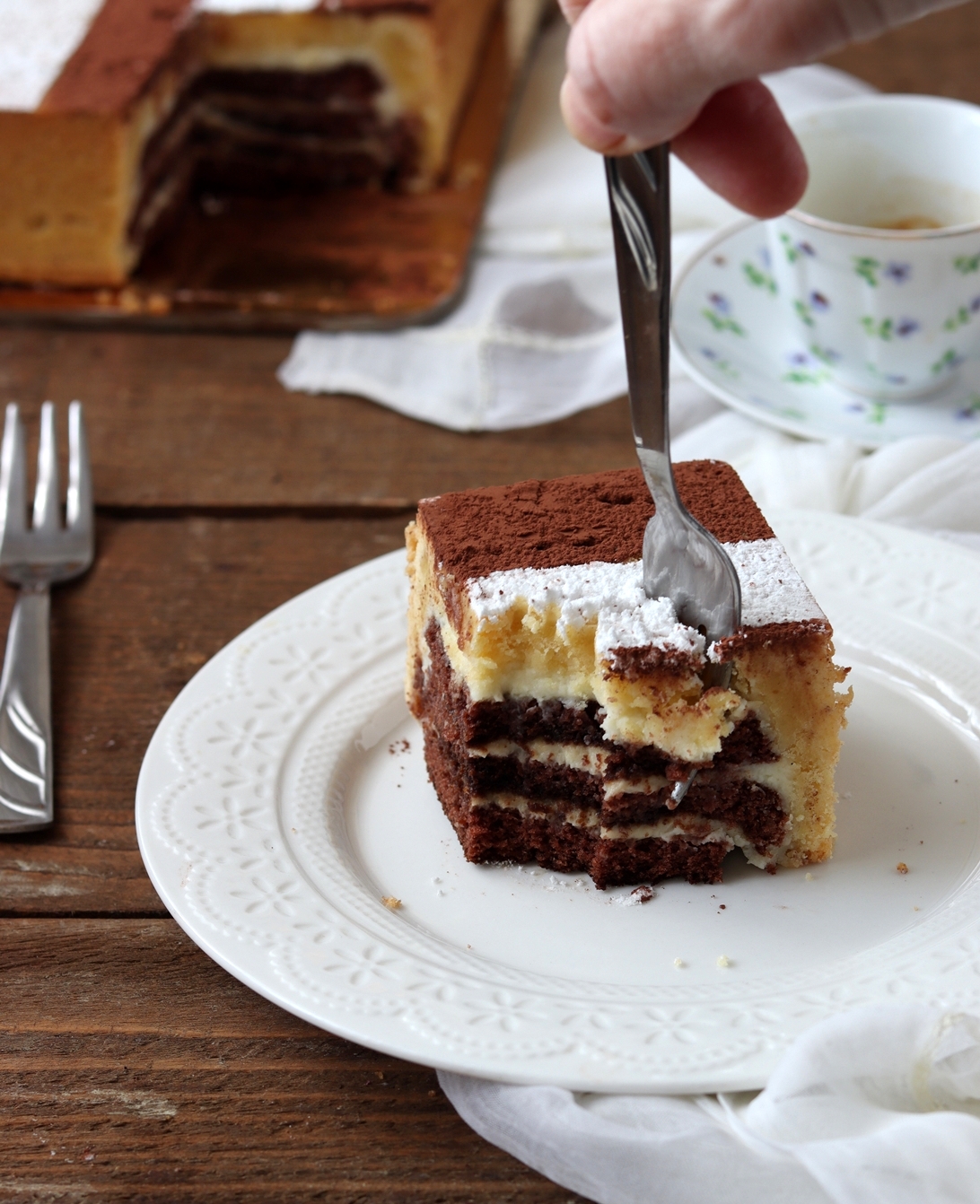 Tiramisù da forno di Stefano Laghi ma senza glutine - La Cassata Celiaca 