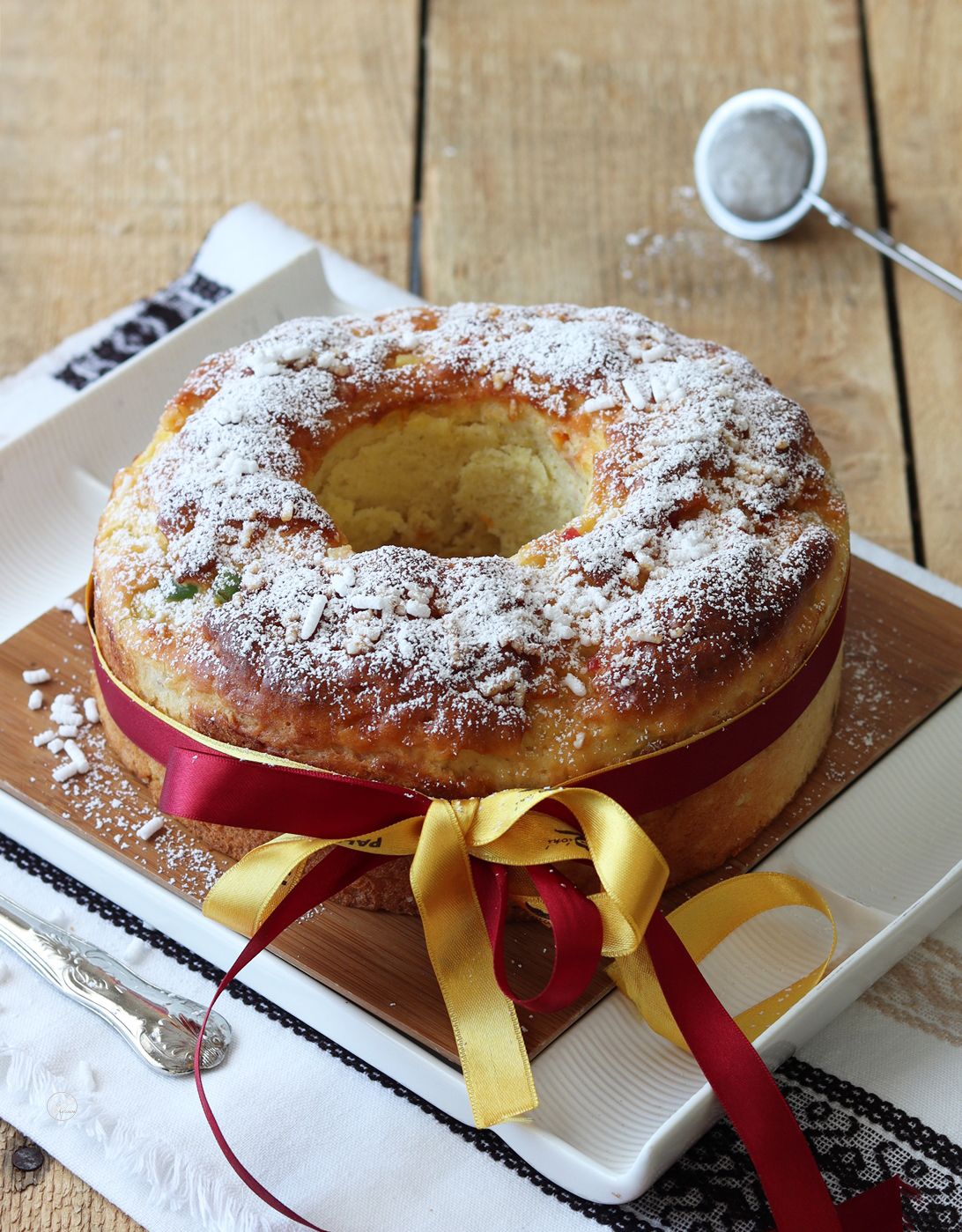 Brioche des rois senza glutine, senza mais e senza mix - La Cassata Celiaca