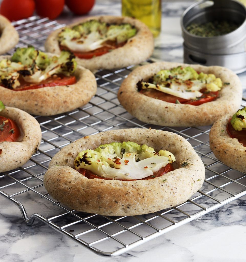 Mini focaccia complète sans gluten, sans lactose et vegan - La Cassata Celiaca