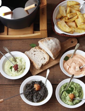 Fondue bourguignonne o fonduta di carne - La Cassata Celiaca