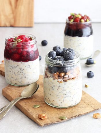 Overnight oats sans gluten - La Cassata Celiaca