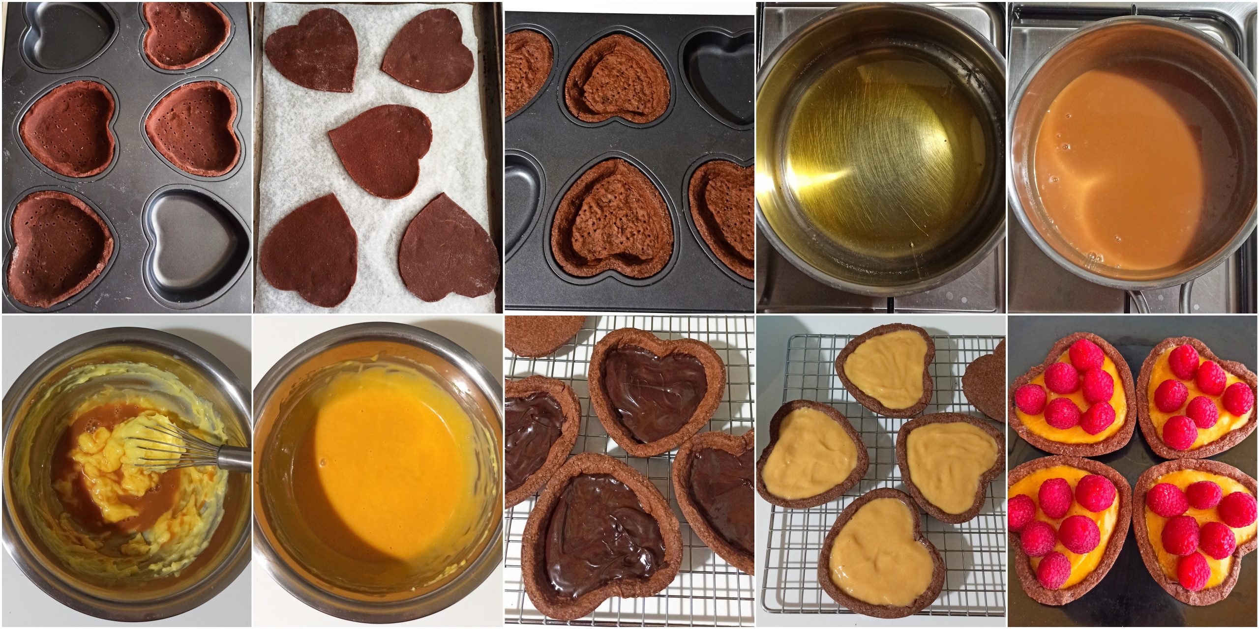 Crostatine ciocco-caramello senza glutine - La Cassata Celiaca