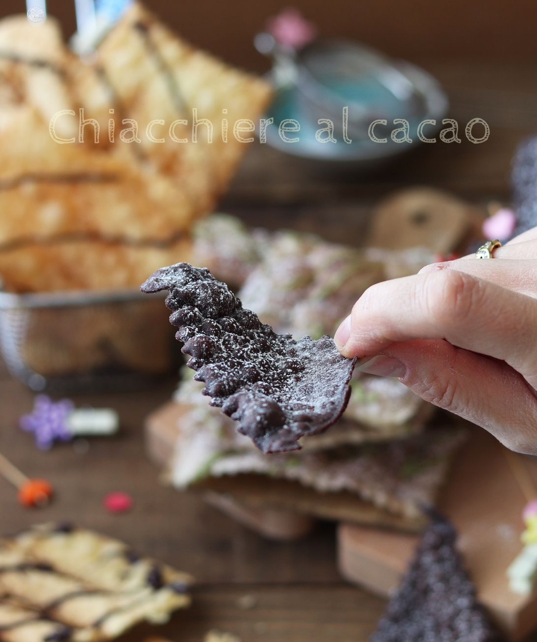 Chiacchiere senza glutine con Miscela Oro Fritti - La Cassata Celiaca Chiacchiere senza glutine con Miscela Oro Fritti - La Cassata Celiaca