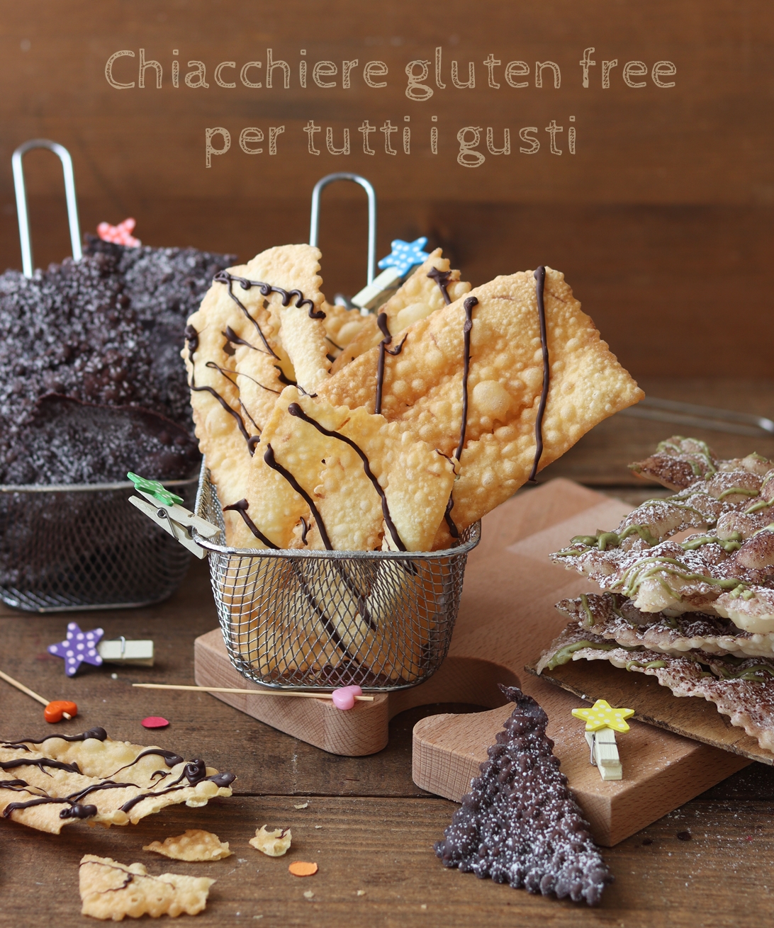 Chiacchiere senza glutine con Miscela Oro Fritti - La Cassata Celiaca Chiacchiere senza glutine con Miscela Oro Fritti - La Cassata Celiaca