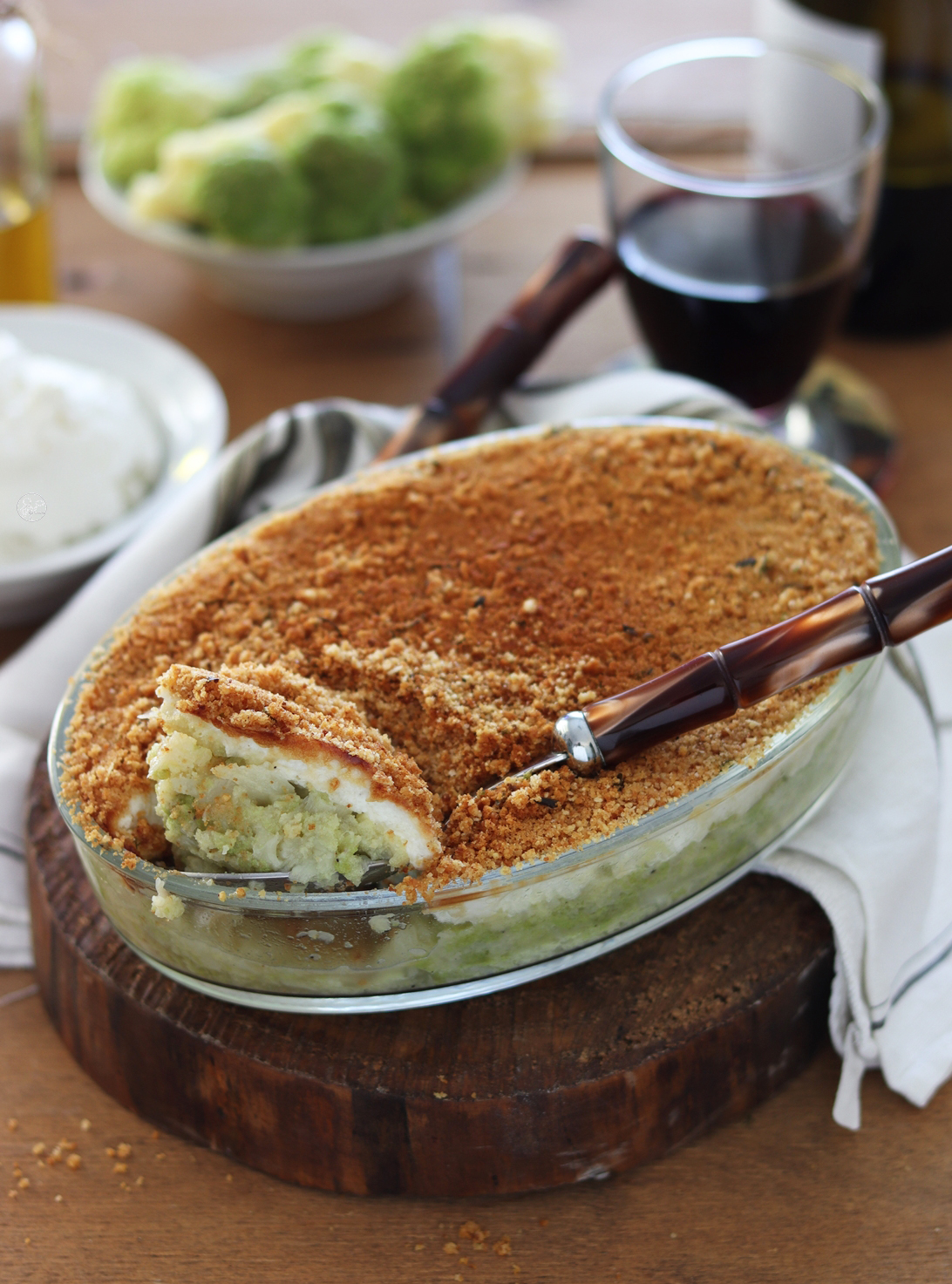 Gratin di cavolfiore e ricotta - La Cassata Celiaca