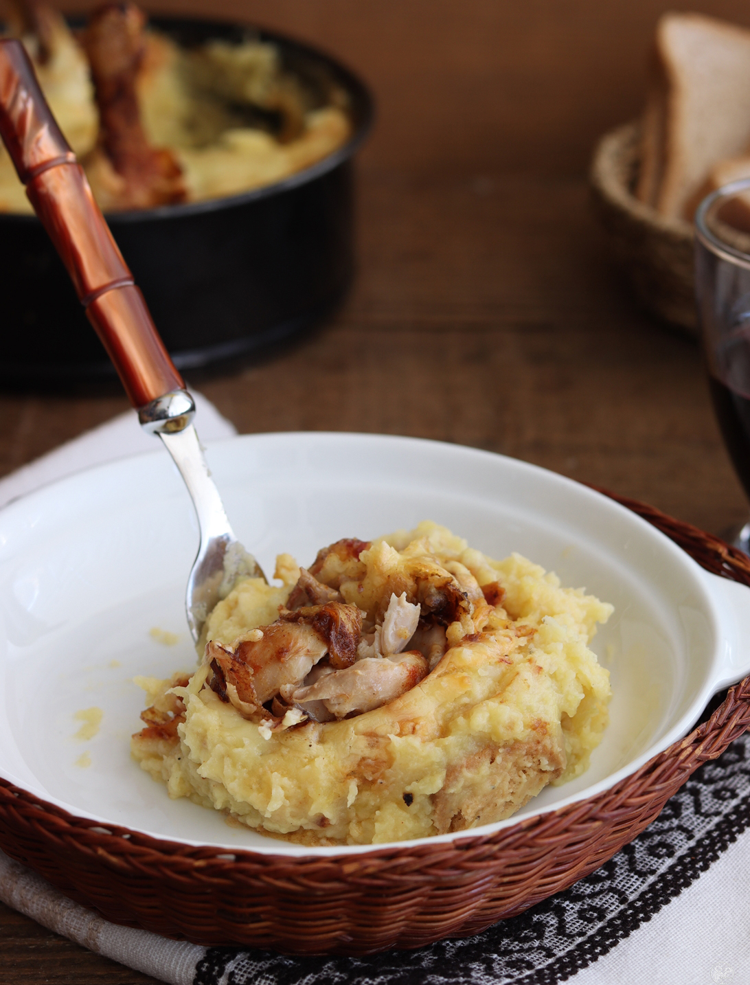 Gratin di purè e pollo - La Cassata Celiaca
