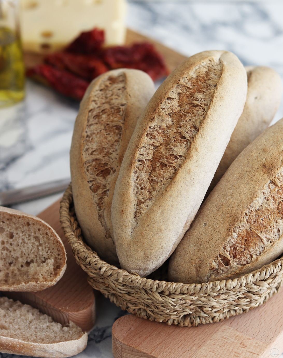 Filoncini di pane senza glutine con Miscela Special Teff - La Cassata Celiaca