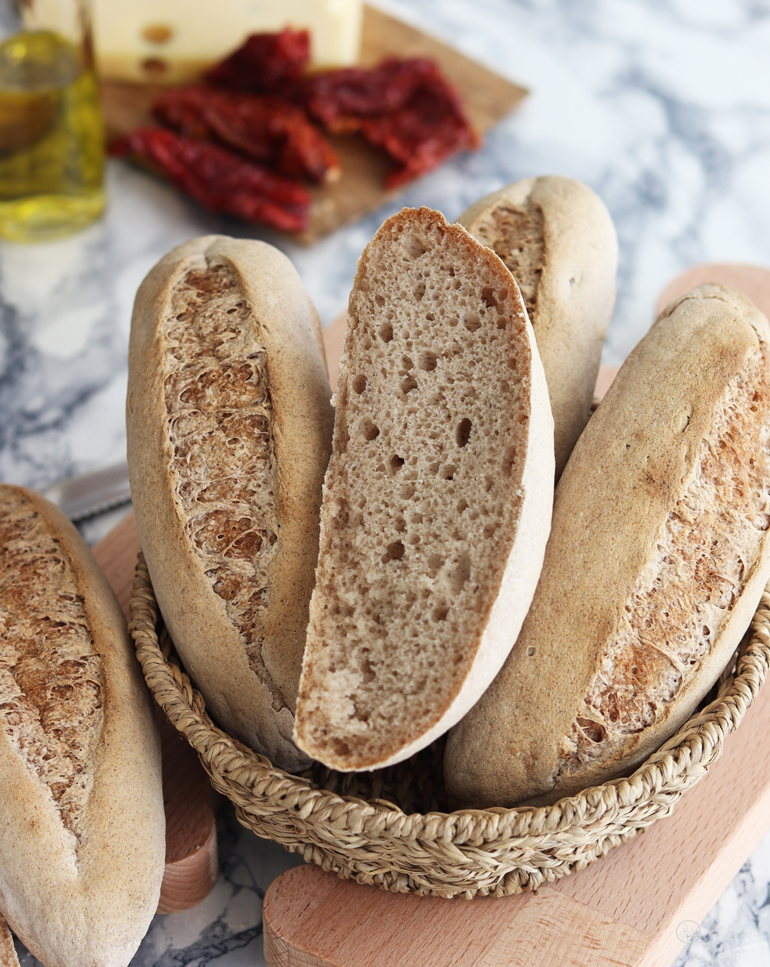 Filoncini di pane senza glutine con Miscela Special Teff - La Cassata Celiaca