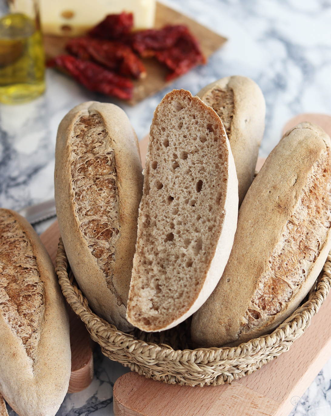 Filoncini di pane senza glutine con Miscela Special Teff - La Cassata Celiaca Filoncini di pane senza glutine con Miscela Special Teff - La Cassata Celiaca