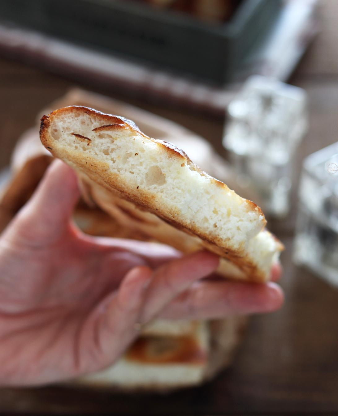 Focaccia senza glutine con Miscela Oro Pan fibra classico - La Cassata Celiaca