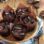 Muffins al doppio cioccolato e simil Oreo - La Cassata Celiaca