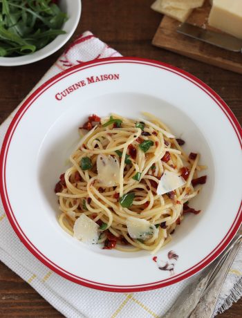 Spaghetti sans gluten avec tomates séchées - La Cassata Celiaca