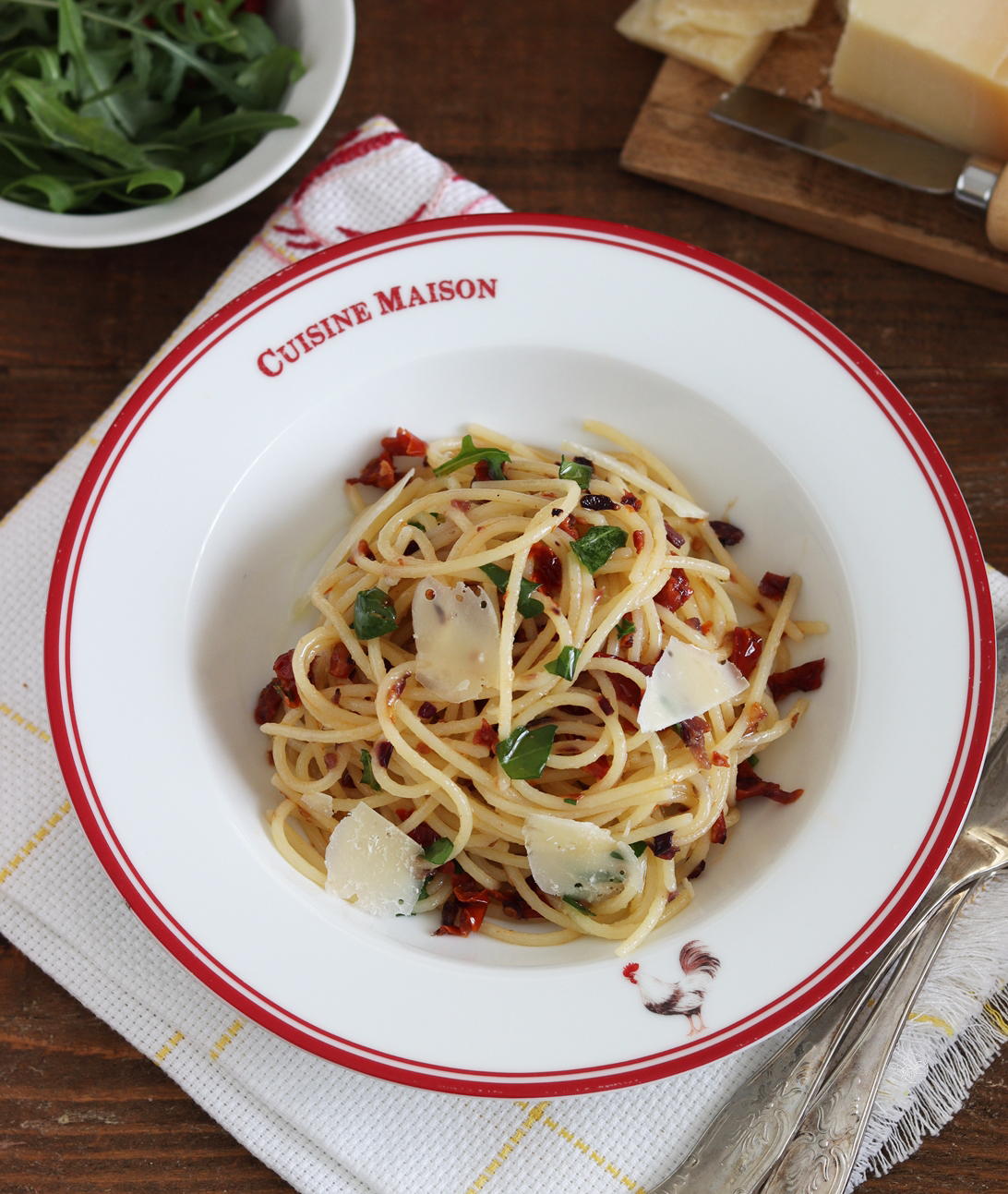 Spaghetti sans gluten avec tomates séchées - La Cassata Celiaca