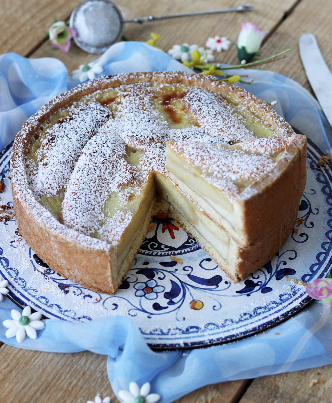 Tarte à la crème et aux biscuits boudoir sans gluten - La Cassata Celiaca Tarte à la crème et aux biscuits boudoir sans gluten - La Cassata Celiaca