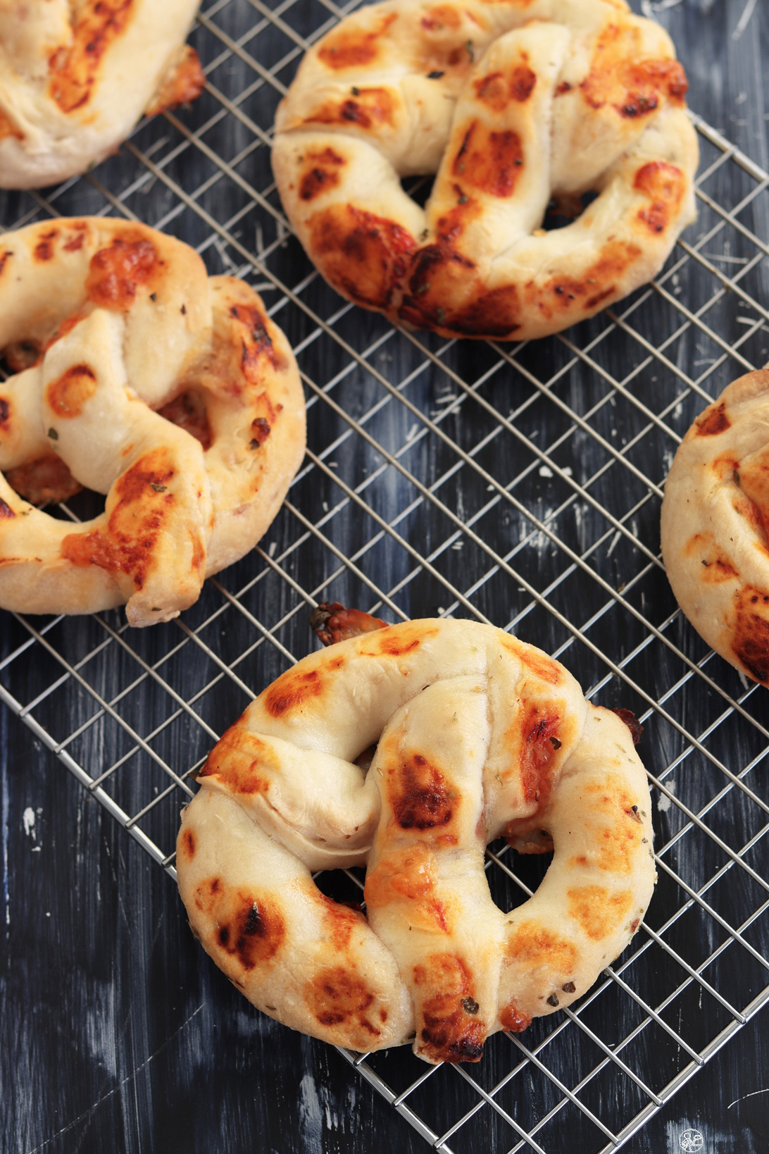 Bretzel pizza sans gluten - La Cassata Celiaca